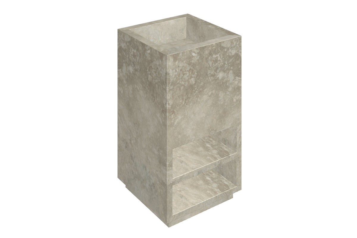 Cube Washbasin Shelf 50