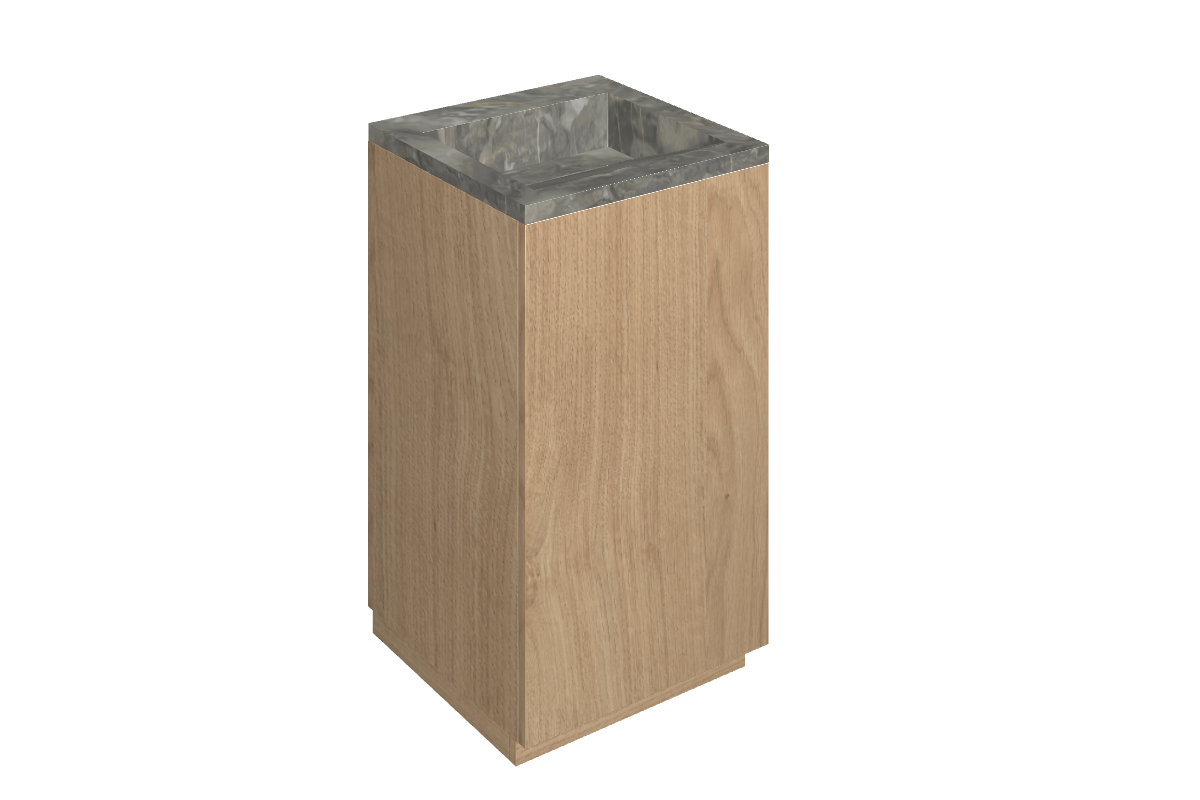 Cube Air Washbasin 50 Wood