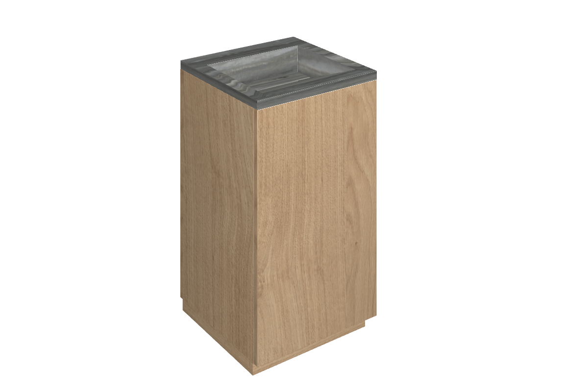 Cube Air Washbasin 50 Wood