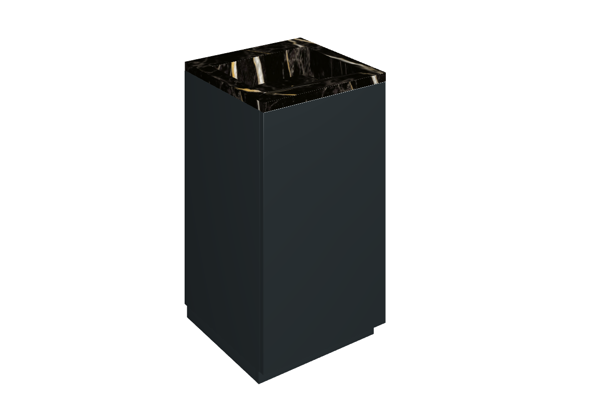 Cube Air Washbasin 50 Black